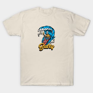 Salty Skeleton Beach T-Shirt